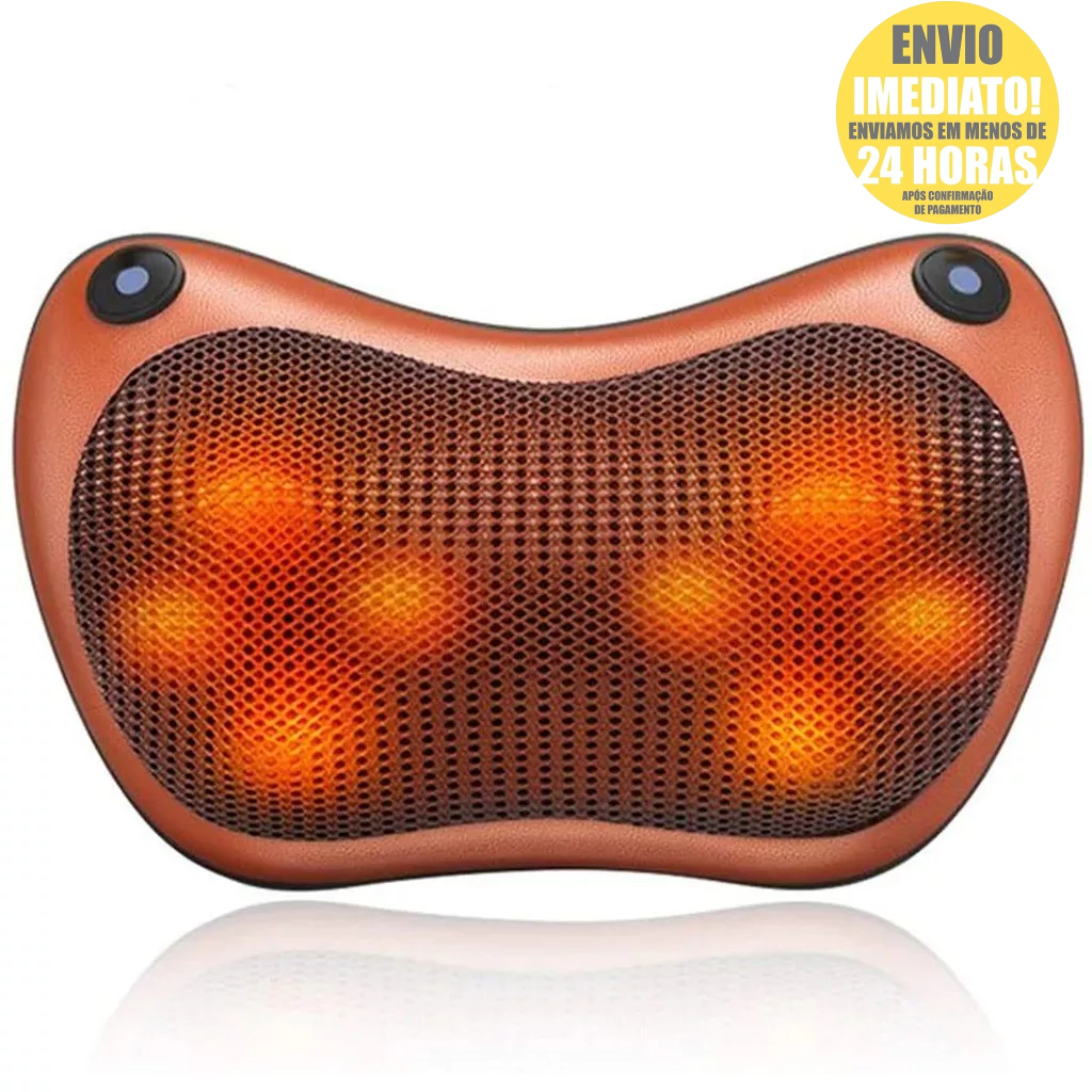 Massageador Shiatsu para Lombar, Pescoço e Pés