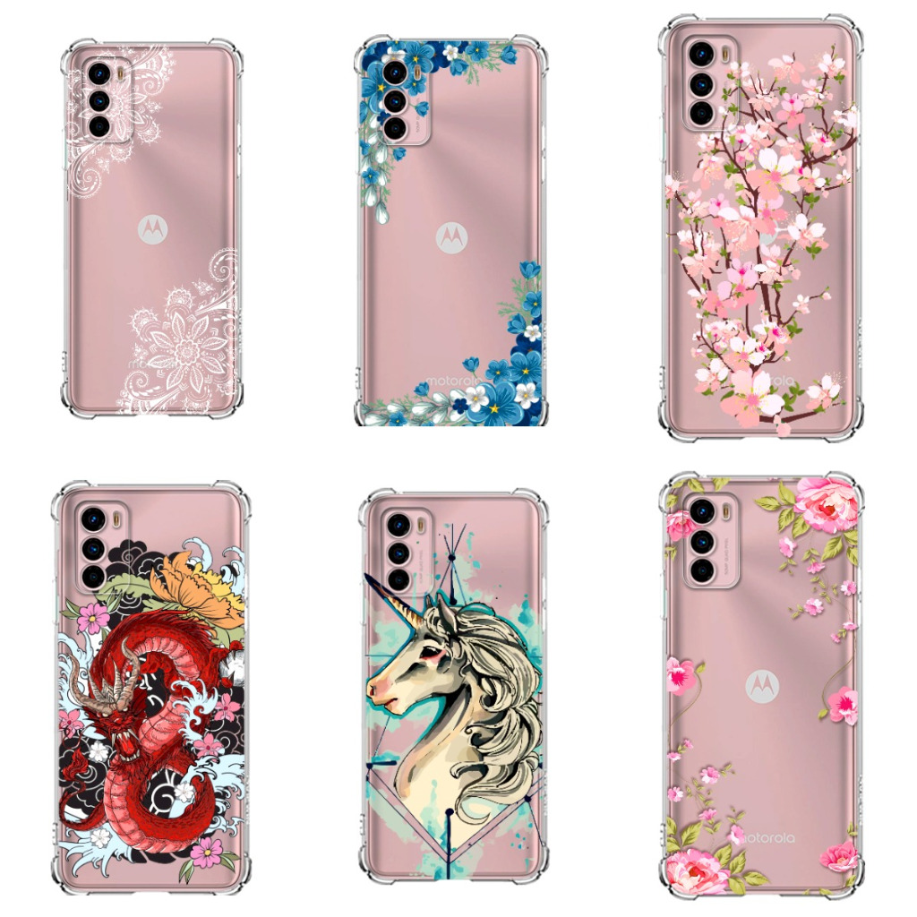 CAPA TPU DESENHOS VARIADOS CAPINHA CASE MOTOROLA G41 , G42 , G52 , G62 em Oferta na Shopee