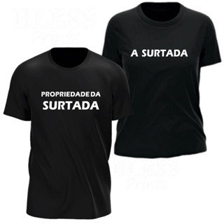 KIT 2 Camisetas Propriedade Da Surtada 100% Algodão