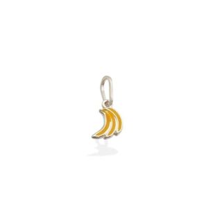 Pingente de Prata 925 Bananinhas Resinada