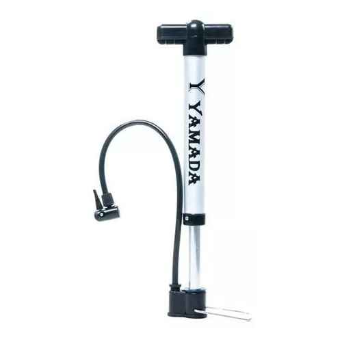 Bomba De Ar Yamada Alumínio 30cm Tipo Oficina Bicicleta Bike Cor Prata em Oferta na Shopee