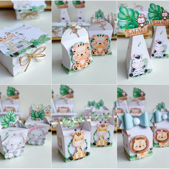 KIT PERSONALIZADOS  SAFARI/LEMBRANCINHA/FESTA