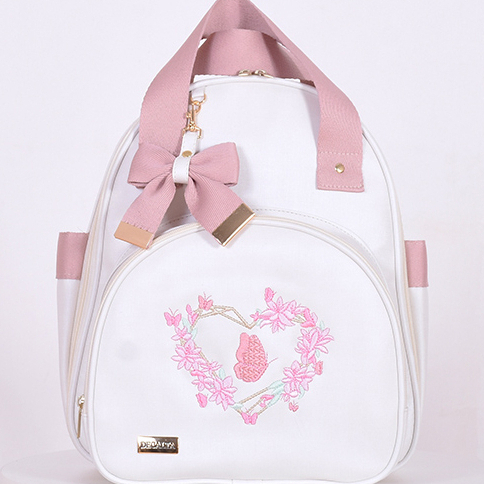 Mochila Maternidade Primavera Off/Rosê - 01 Peça