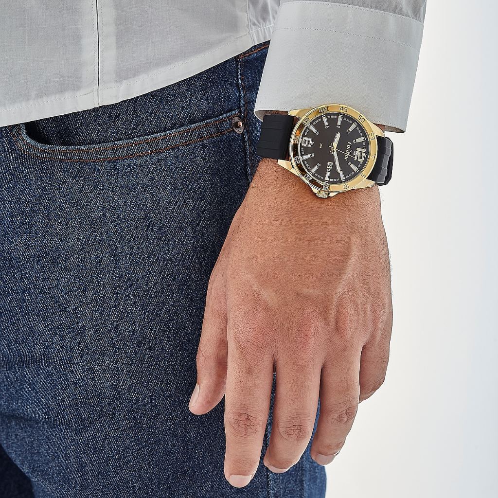 Relógio Condor Masculino Dourado Copc323Hab/K5P