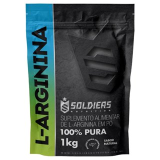 Arginina 1Kg - 100% Pura Importada - Soldiers Nutrition