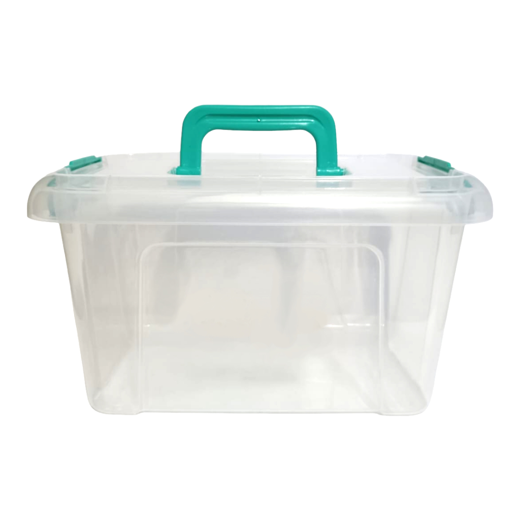 Maleta Container Caixa Organizadora Alça E Travas 6,5 Litros em Oferta na Shopee