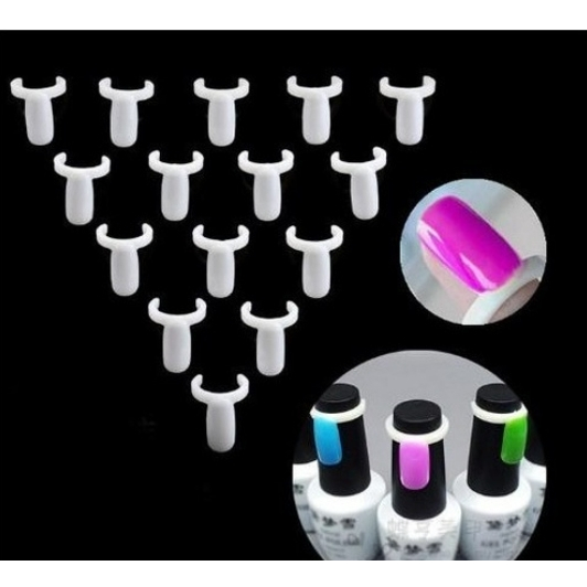 50 Unidades De Unhas Postiças Anel Expositor Naturais Resistentes em Oferta na Shopee