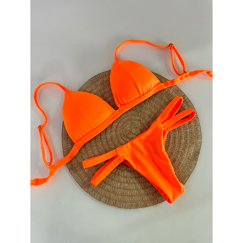 biquini regulável no busto bojo removível