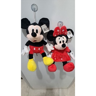 Kit Minnie Vermelha + Mickey  mede 28 cm Pelúcias para árvore de natal em Oferta na Shopee