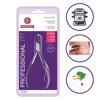 Alicate De Cutícula Profissional 777 Inox Mundial em Oferta na Shopee