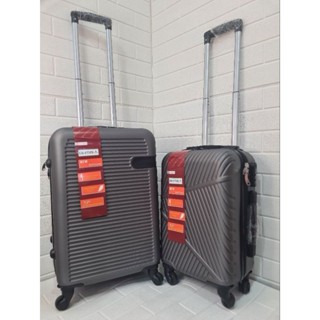 kit 2 Malas Bordo Viagem Abs Giro 360º com cadeado
