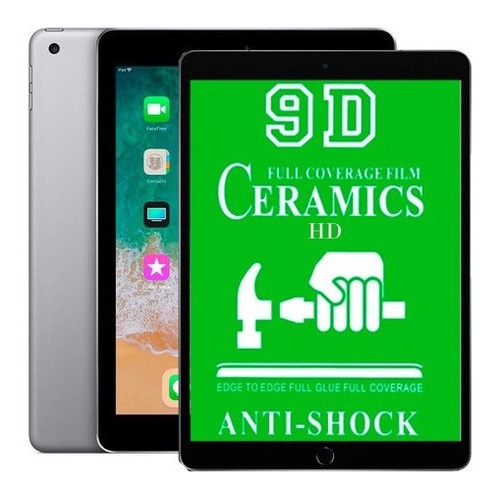 Película De Cerâmica 9d Clear Para iPad 5/6 Air 1 Air 2 9.7