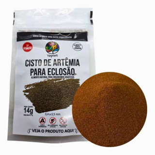 Cistos De Artemia Para Eclosão Yepist 14g - Ovo De Artemia