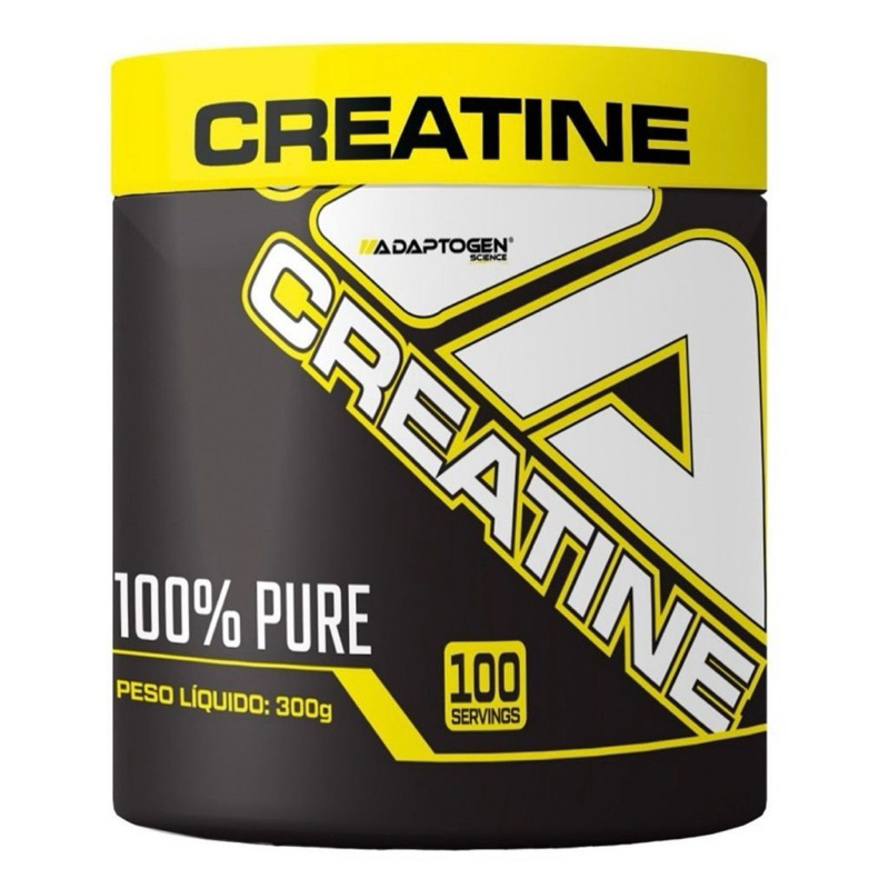 Creatina Em Pó Adaptogen Science Pote 300g - 100% Pura