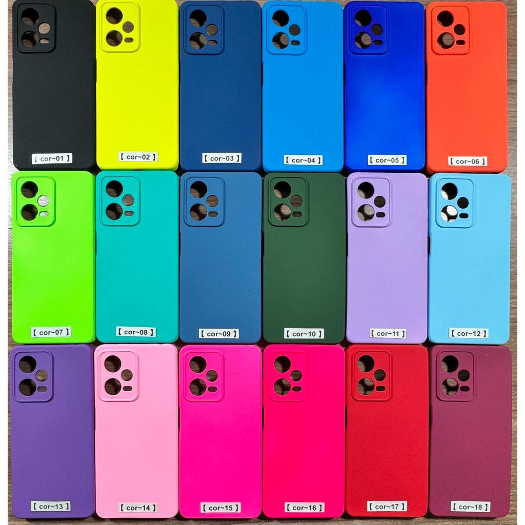Capa Capinha Anti impacto Para Xiaomi Redmi Note 12 Pro 5G - Com Interior Aveludado de Silicone / 014XM - CP 014