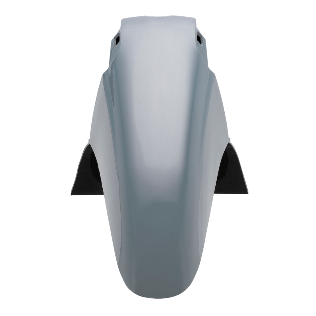 Paralama Dianteiro para Moto Honda Biz + 100 2002 2003 2004 Prata Metálico Pro Tork · foto 2