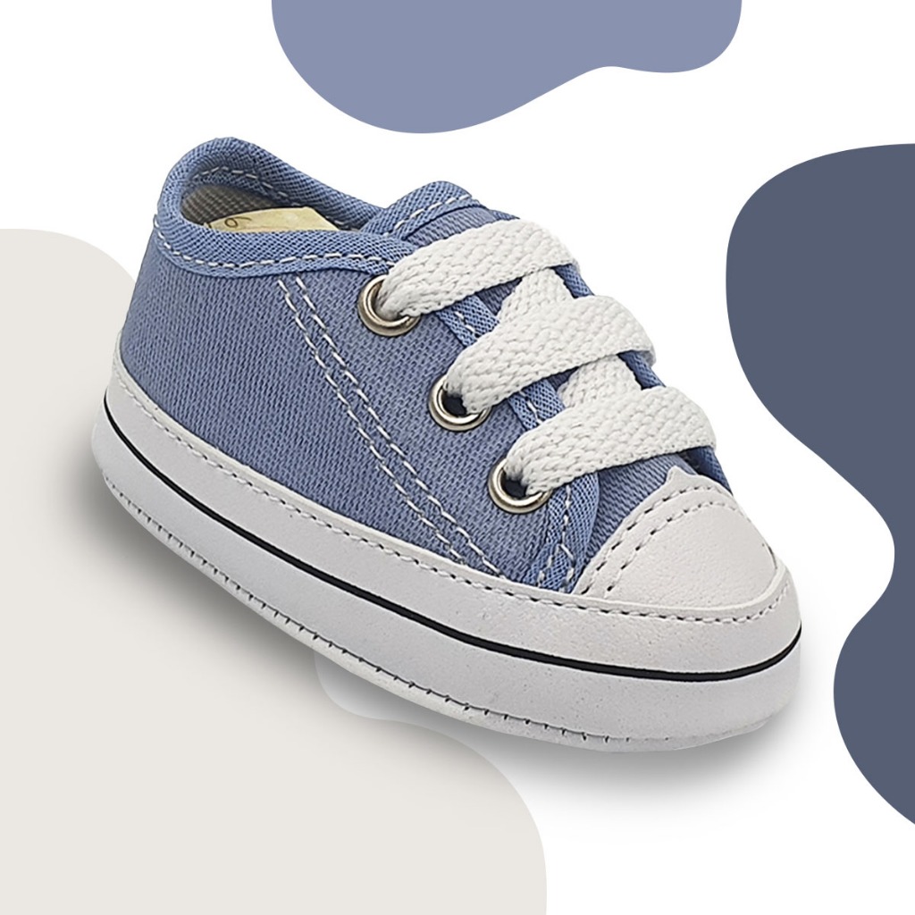 Tênis de bebê recém nascido confortável em Oferta na Shopee