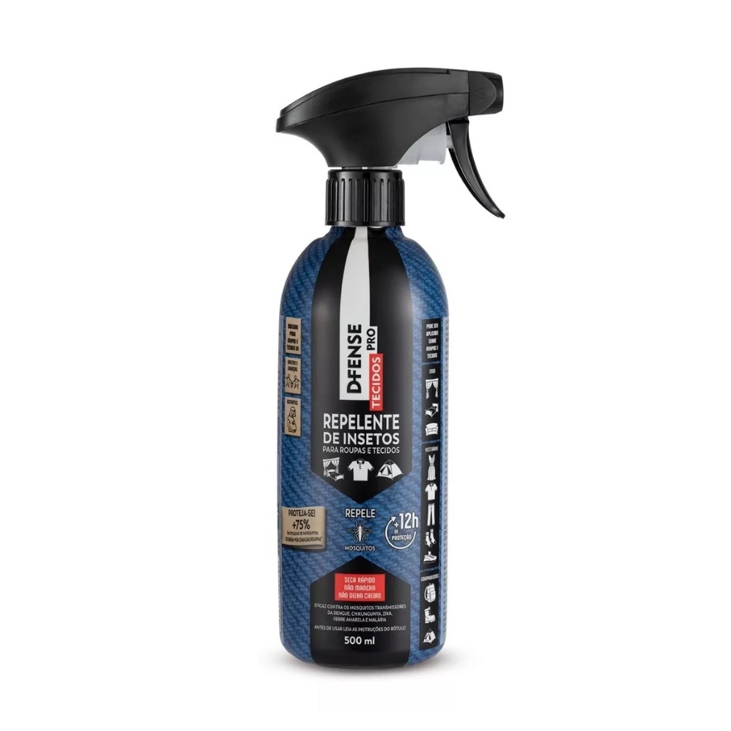 D-Fense Pro Tecidos Repelente de Insetos para Roupas - 500 mL em Oferta na Shopee