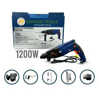 Martelete Rotativo Rompedor Furadeira Industrial Potente 1200w Promoção