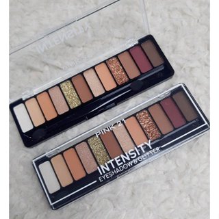 Sombras Glitter e Opacas com 12 cores Para dia de Noite Intensity Maquiagem Pink 21 CS3649