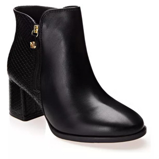 Bota Feminina Coturno Ortopedica Modare Ultraconforto Massageadora Salto Medio Bloco Envio Imediato