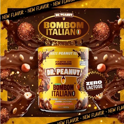 Pasta De Amendoim Dr. Peanut 600g - com Whey Protein