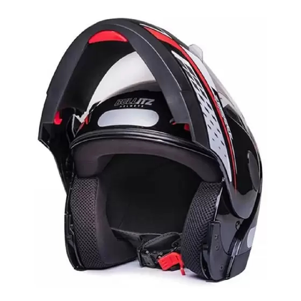 CAPACETE TAURUS ZARREF GRAFIC ESCAMOTEÁVEL ROBOCOP ORIGINAL PRETO FOSCO