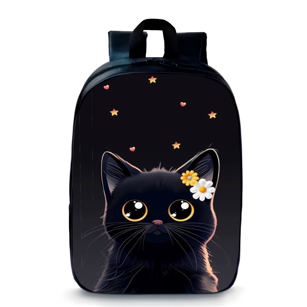 Mochila Pequena Pré Escola Infantil Creche Desenhos Cat Super Top 252