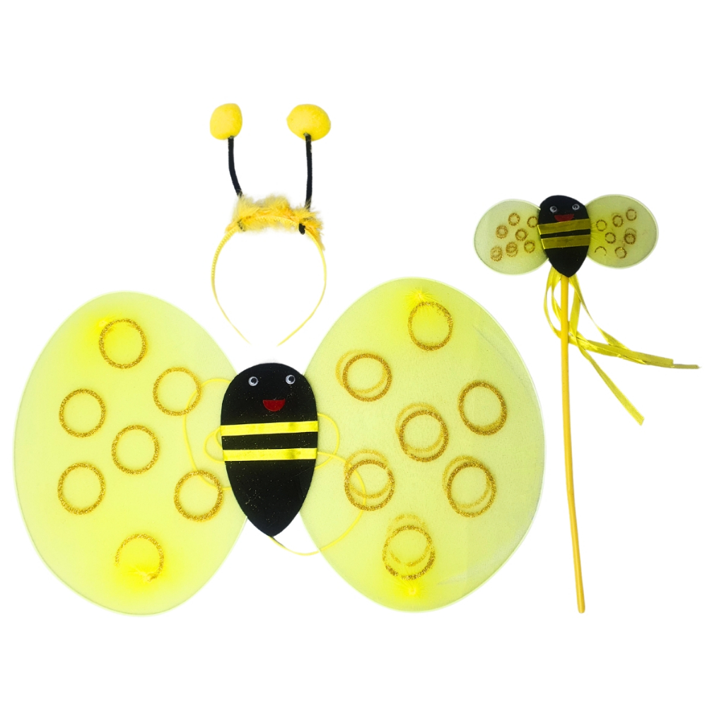 Asa De Abelha Acessorio Fantasia em Oferta na Shopee