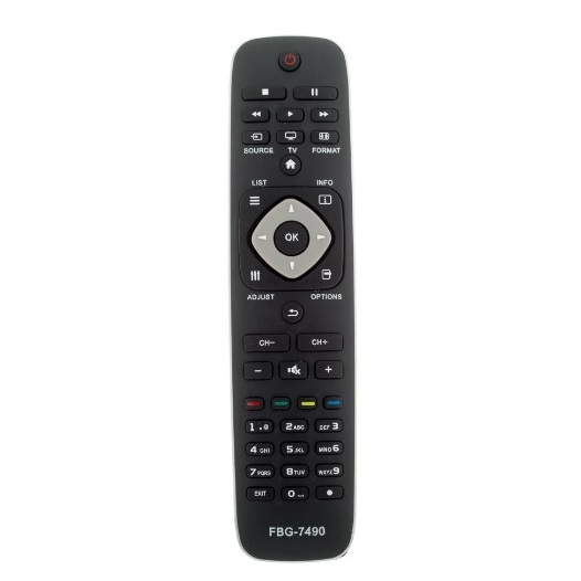 Controle Para Tv Compatível Com Philips LED SKY/LE/Max - 7490
