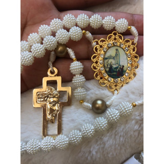 terço personalizado com nome de nossa senhora de fátima