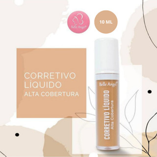 Corretivo Líquido Alta Cobertura Maquiagem - 10Ml - Belle Angel