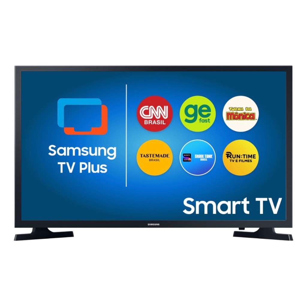 Smart TV LED 32" HD Samsung T4300 com HDR Sistema Operacional Tizen Wi-Fi Espelhamento de Tela Dolby Digital Plus HDMI e USB