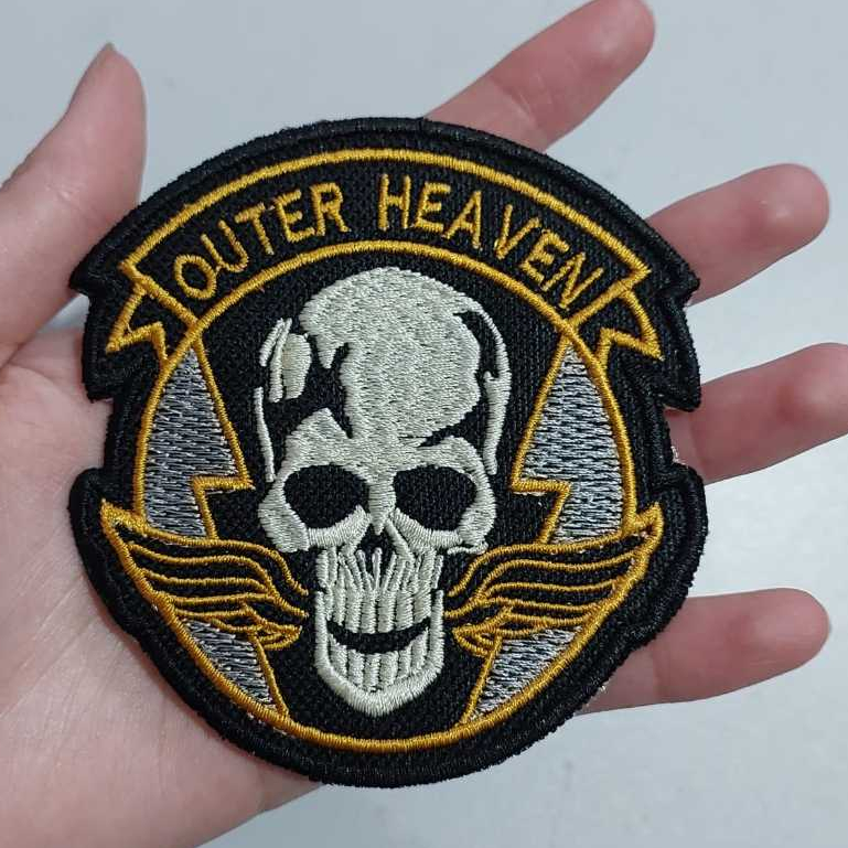 Patch Outer Heaven metal gear jogo game bordado
