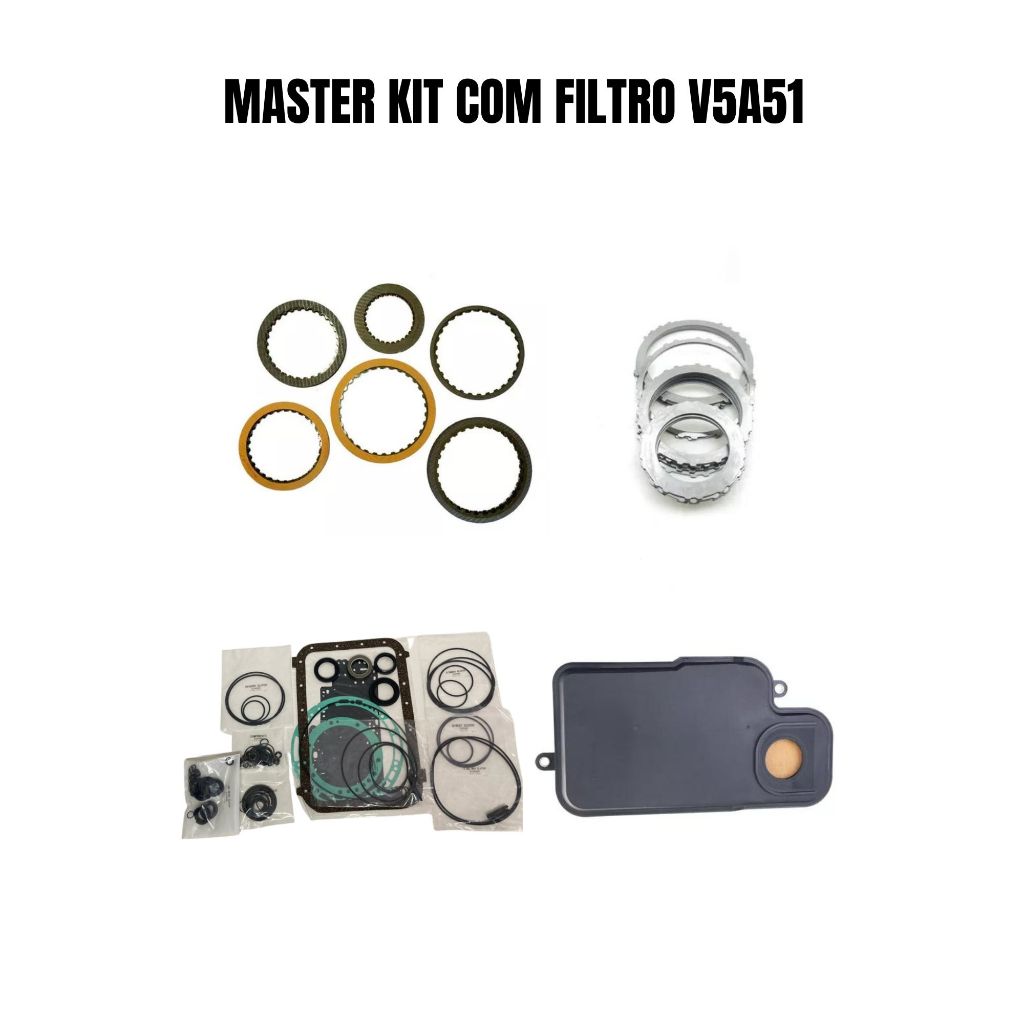 MASTER KIT COM FILTRO DO CÂMBIO AUTOMÁTICO V5A51
