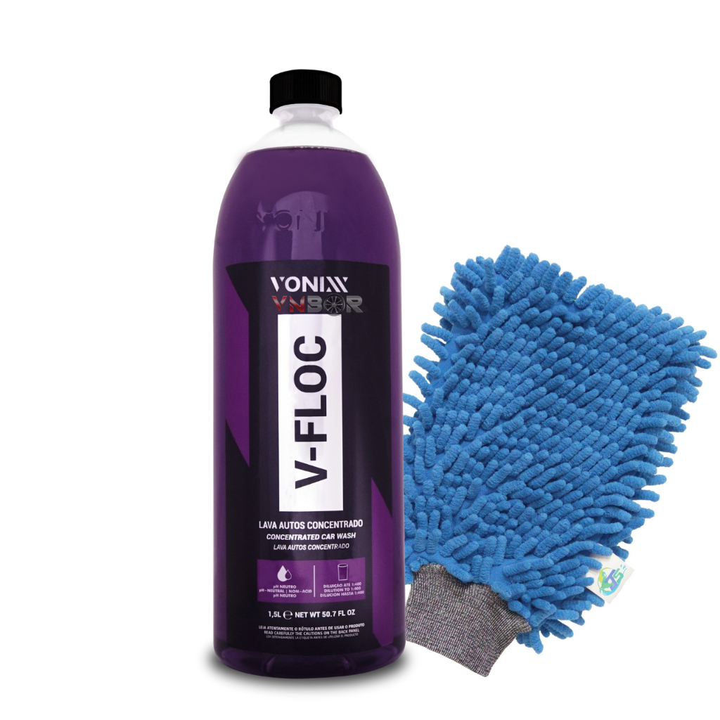 V FLOC 1,5L Vonixx Shampoo Concentrado Lava Auto Lavar Carros Motos Luva Microfibra para Diluir Shampu Vonix em Oferta na Shopee