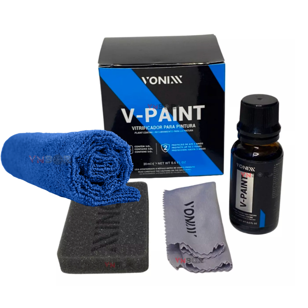 V PAINT 20ml Vonixx Vitrificador Automotivo Vitrificacao Pintura Automotiva Protecao de Verniz Proteger 2 anos Selante Sio2