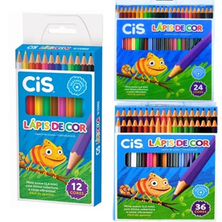 Lápis de Cor Cis Plastic - ESCOLHA O MODELO em Oferta na Shopee