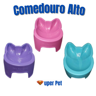 Comedouro Elevado Para Gatos Vasilha Alto Coma Melhor para Gato e Pet 100 ml
