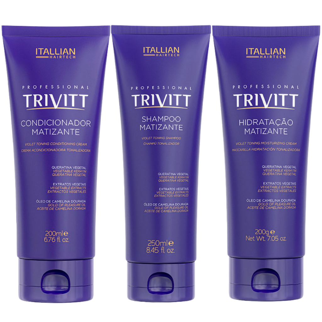 Itallian Trivitt Kit Matizante Completo Color Blonde
