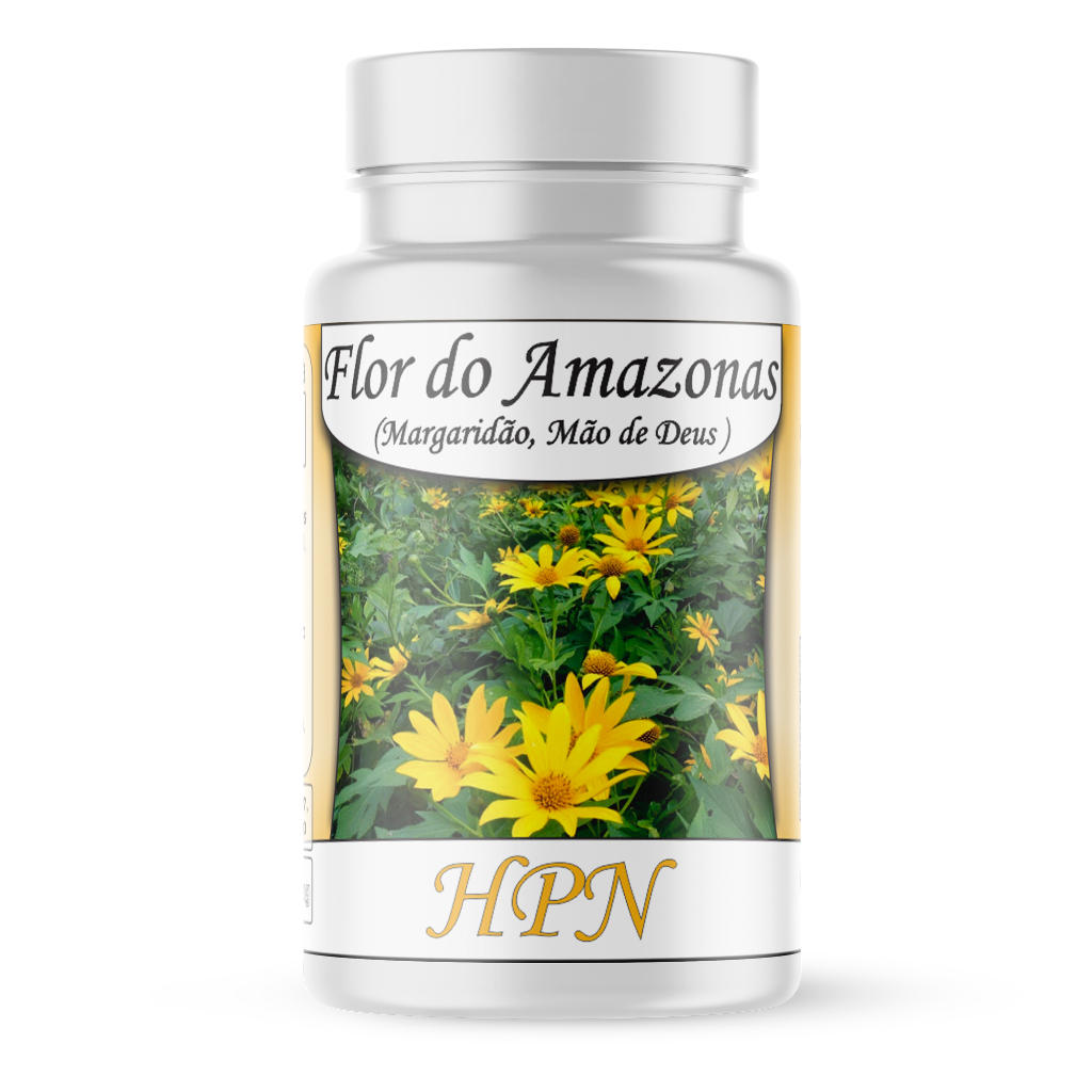 Flor do amazonas (mão de Deus) 100% puro, natural 60 cápsulas de 500mg