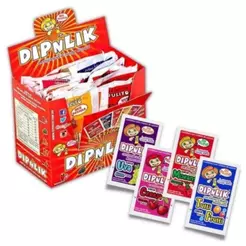 Pirulito com Açúcar Sortido c/25 - Dipnlik Nostálgico Ideal para Lembrancinha de Aniversário