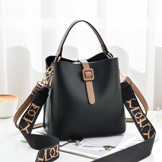 Bolsa crossbody nova bolsa balde feminina de grande capacidade bolsa de ombro combinando com cores