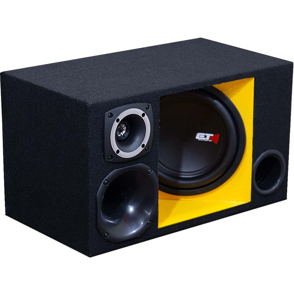 Caixa Trio Som Completa Band Pass 6 Ordem Subwoofer Grave Caixa De som em Oferta na Shopee