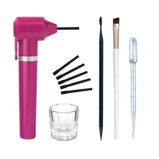 Kit Preparação Design Henna Sobrancelhas Mix Pipeta Dappen Pincel e Palito em Oferta na Shopee