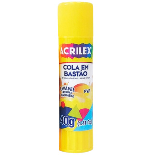 Cola Bastão 40g - Acrilex em Oferta na Shopee