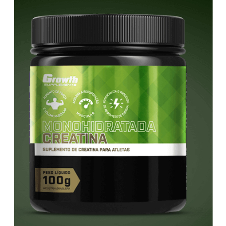 CREATINA MONOHIDRATADA - GROWTH SUPPLEMENTS 100% original