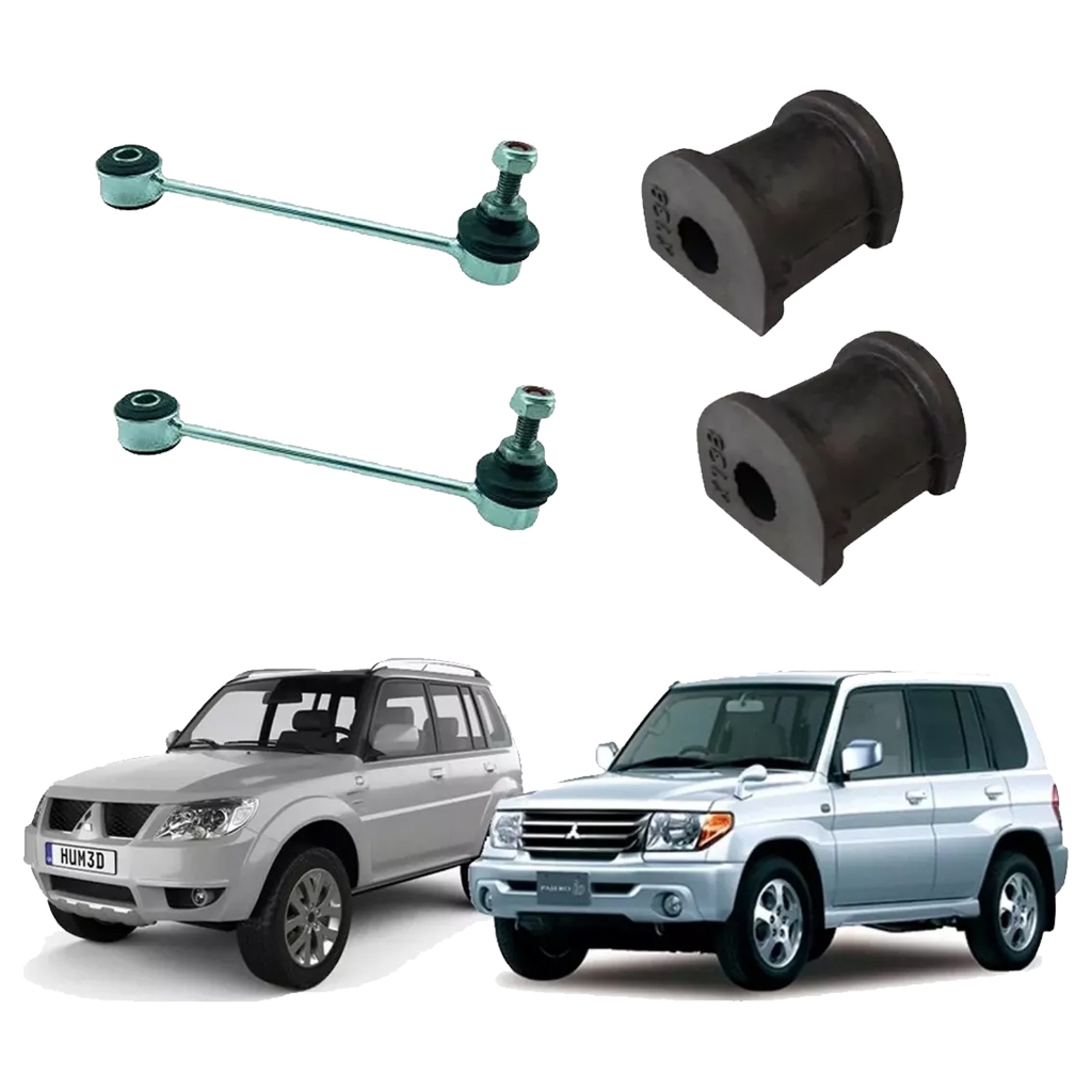 Bieleta + Bucha Da Barra Estabilizadora Traseira Pajero Tr4 2003 2004 2005 2006 2007 2008 2009 2010 2011 2012 2013 2014 A 2015
