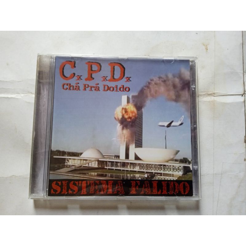 CDr original chá prá doido (C.P.D.) sistema falido, perfeito estado mídia e capa