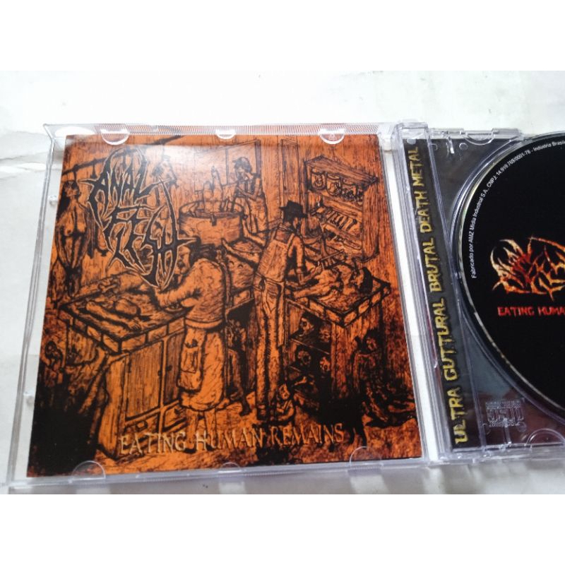 CD split anal flesh / gangrena febrosa perfeito estado mídia e capa
